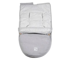 Saco Portabebé 2 en 1 I Love Vichy Grey