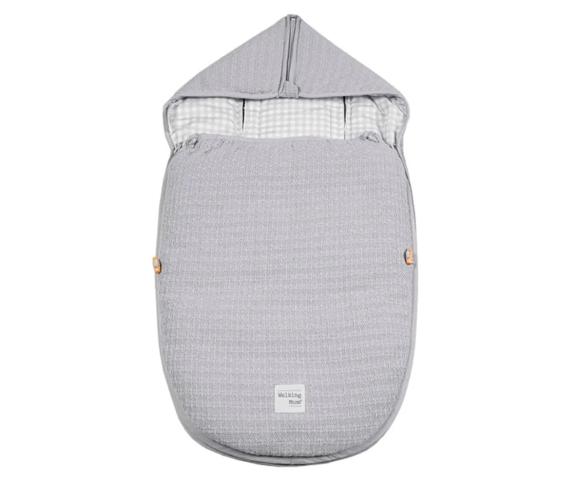 Saco Portabebé 2 en 1 I Love Vichy Grey