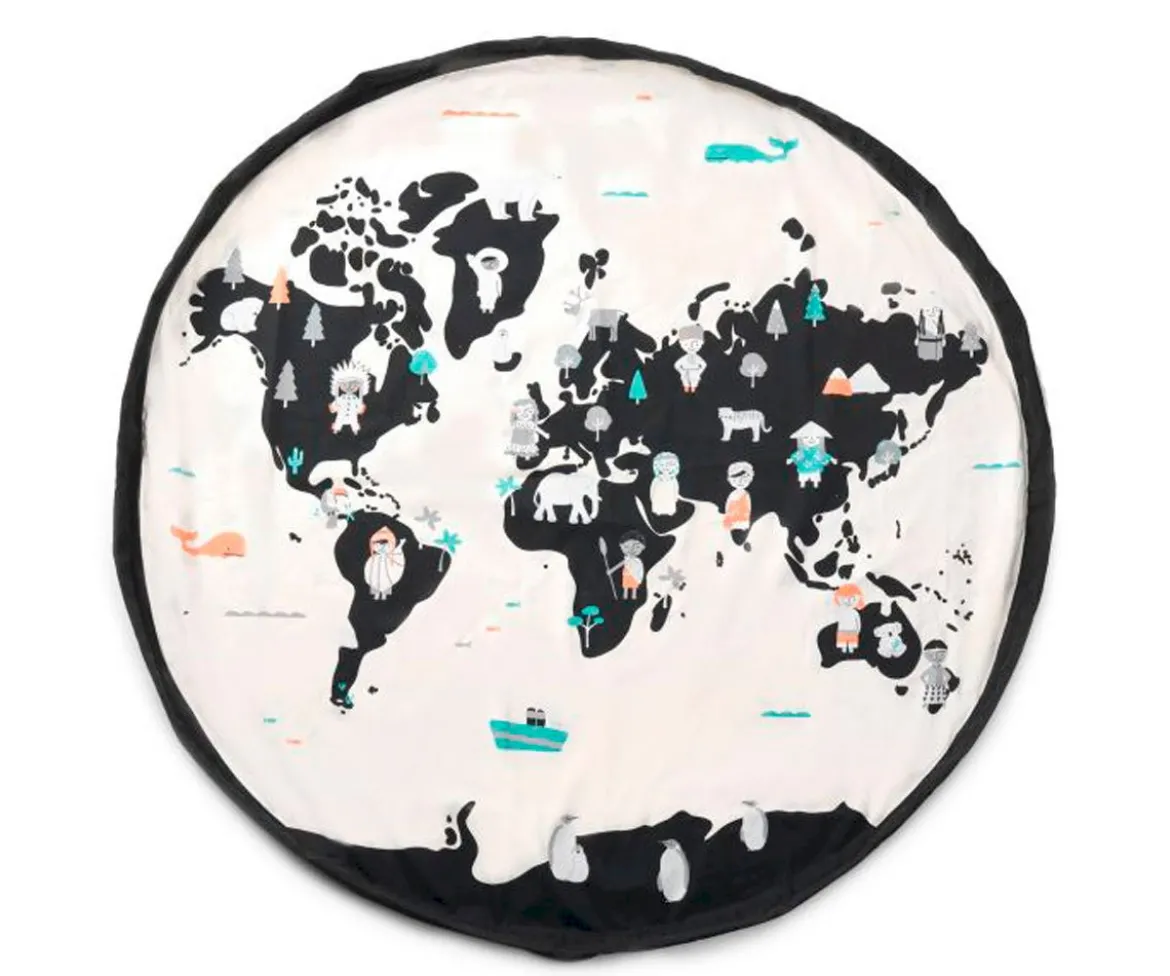 Saco Reversible Play & Go Noomad Worldmap