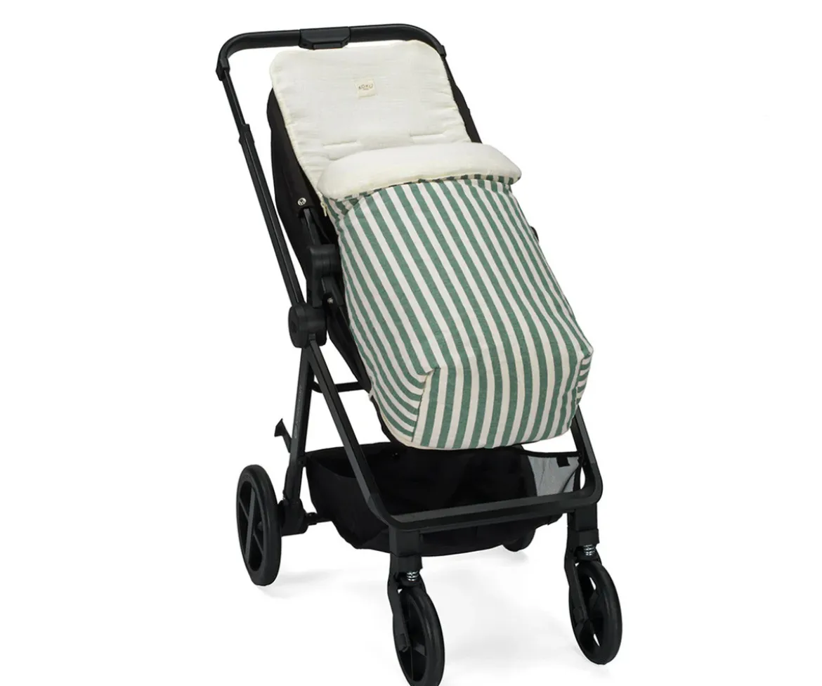 Saco Silla Paseo Stripe Green Khaki