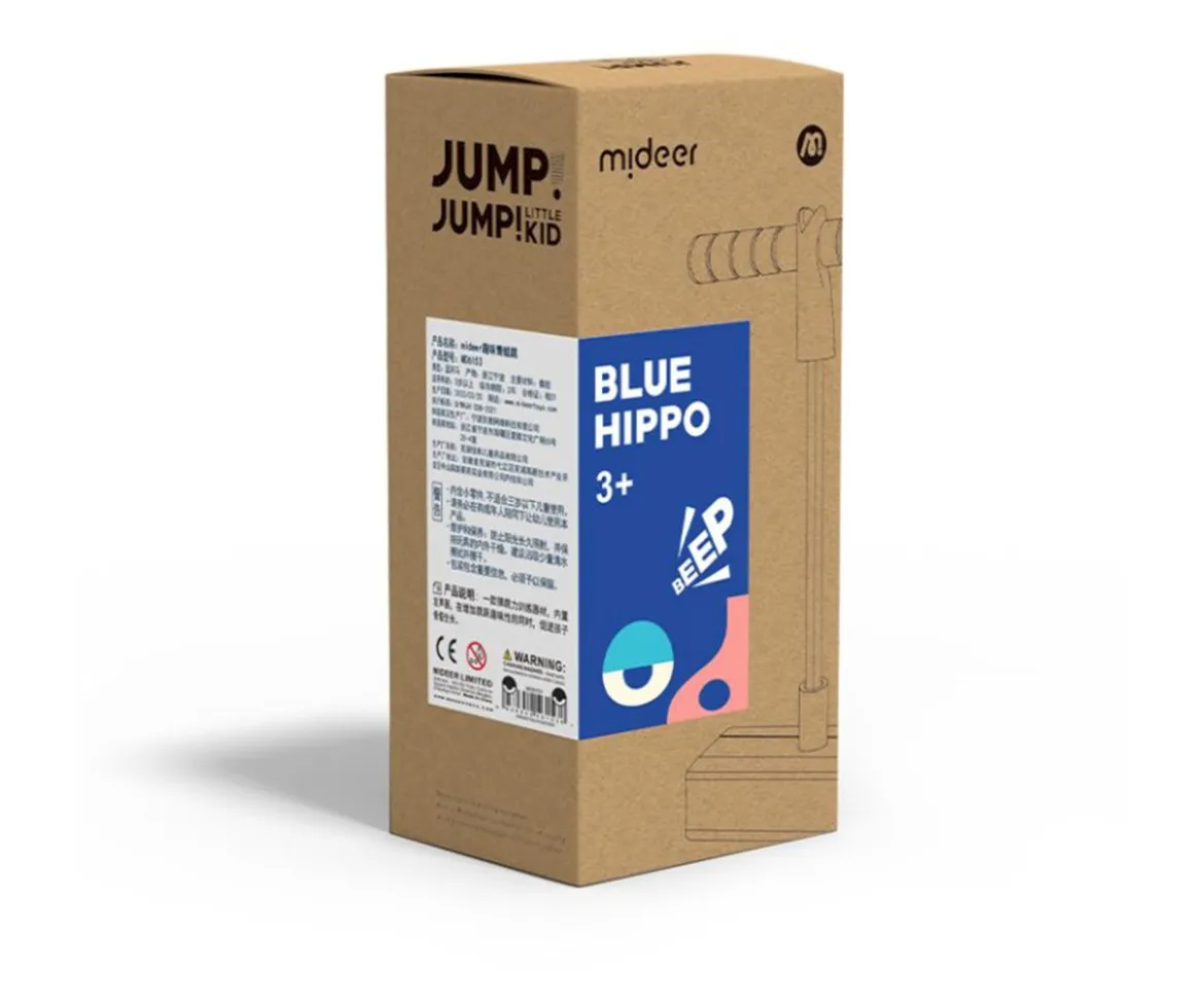 Saltador Pogo con Sonido Blue Hippo