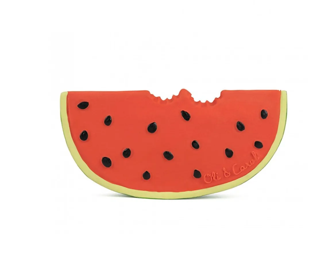 Sandía Mordedor Látex Oli&Carol Wally Watermelon