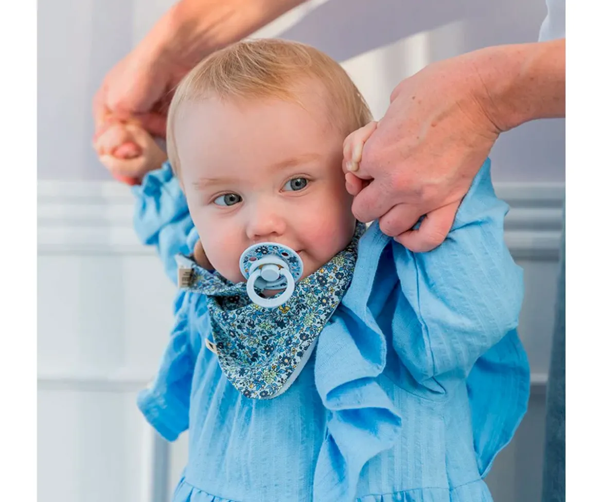 Secababitas BIBS Liberty Chamomile Lawn Baby Blue