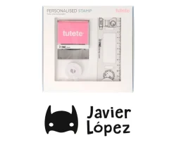 Sello Personalizado Batman + Cinta Blanca para Ropa Oscura