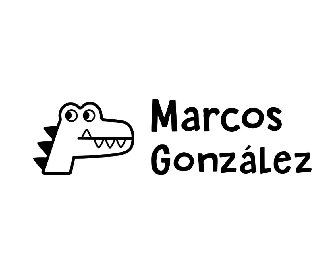 Sello Personalizado Cocodrilo + Cinta Blanca para Ropa Oscura