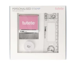 Sello Personalizado Estrella + Cinta Blanca para Ropa Oscura