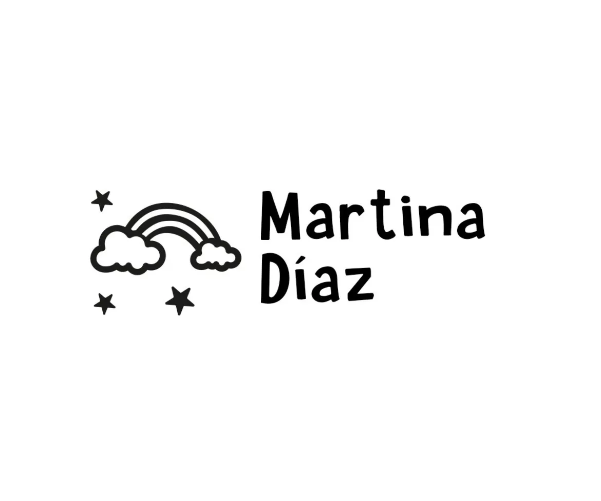 Sello Personalizado Nube Arcoiris + Cinta Blanca para Ropa Oscura