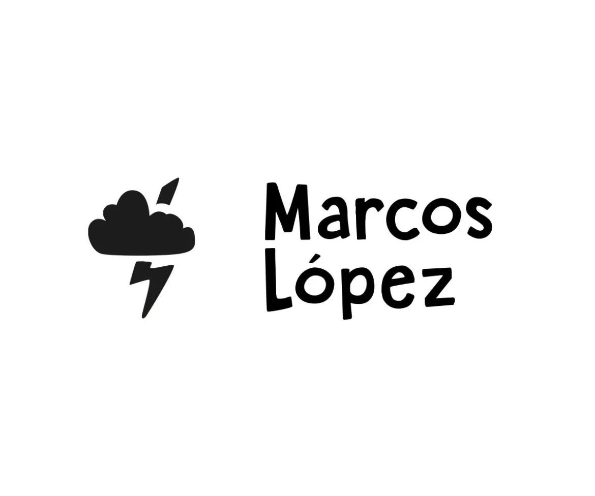 Sello Personalizado Nube con Rayo + Cinta Blanca para Ropa Oscura