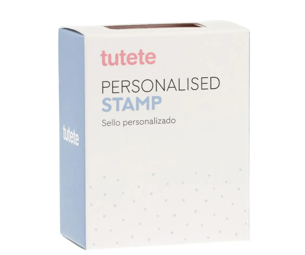 Sello Personalizado Panda + Cinta Blanca para Ropa Oscura