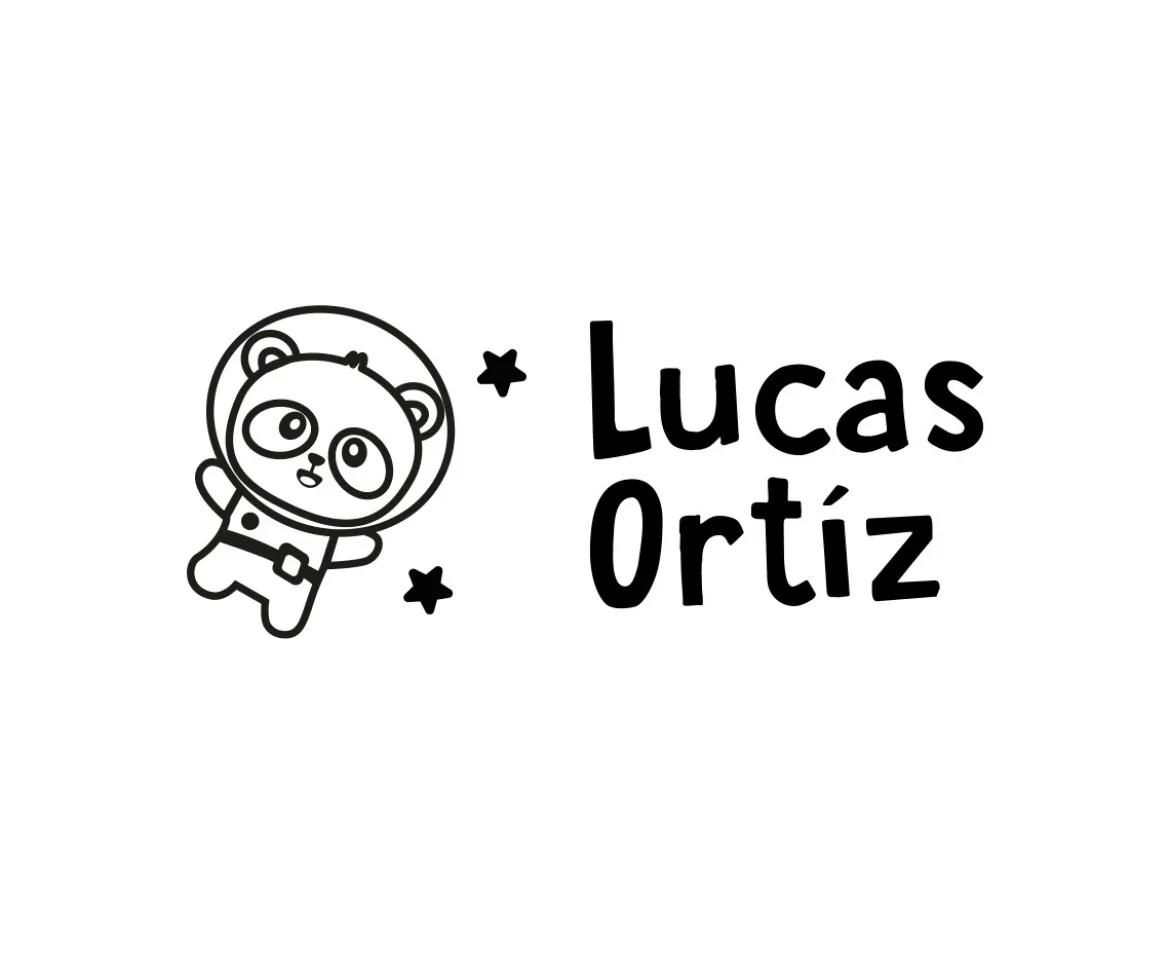 Sello Personalizado Panda in Space