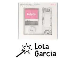 Sello Personalizado Varita + Cinta Blanca para Ropa Oscura