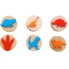 6 Sellos de Madera ChildGen Dinosaurs
