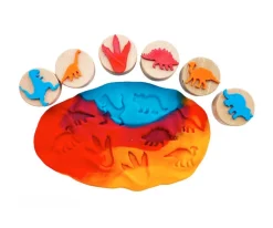 6 Sellos de Madera ChildGen Dinosaurs