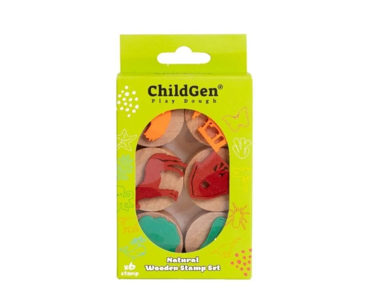6 Sellos de Madera ChildGen Farm