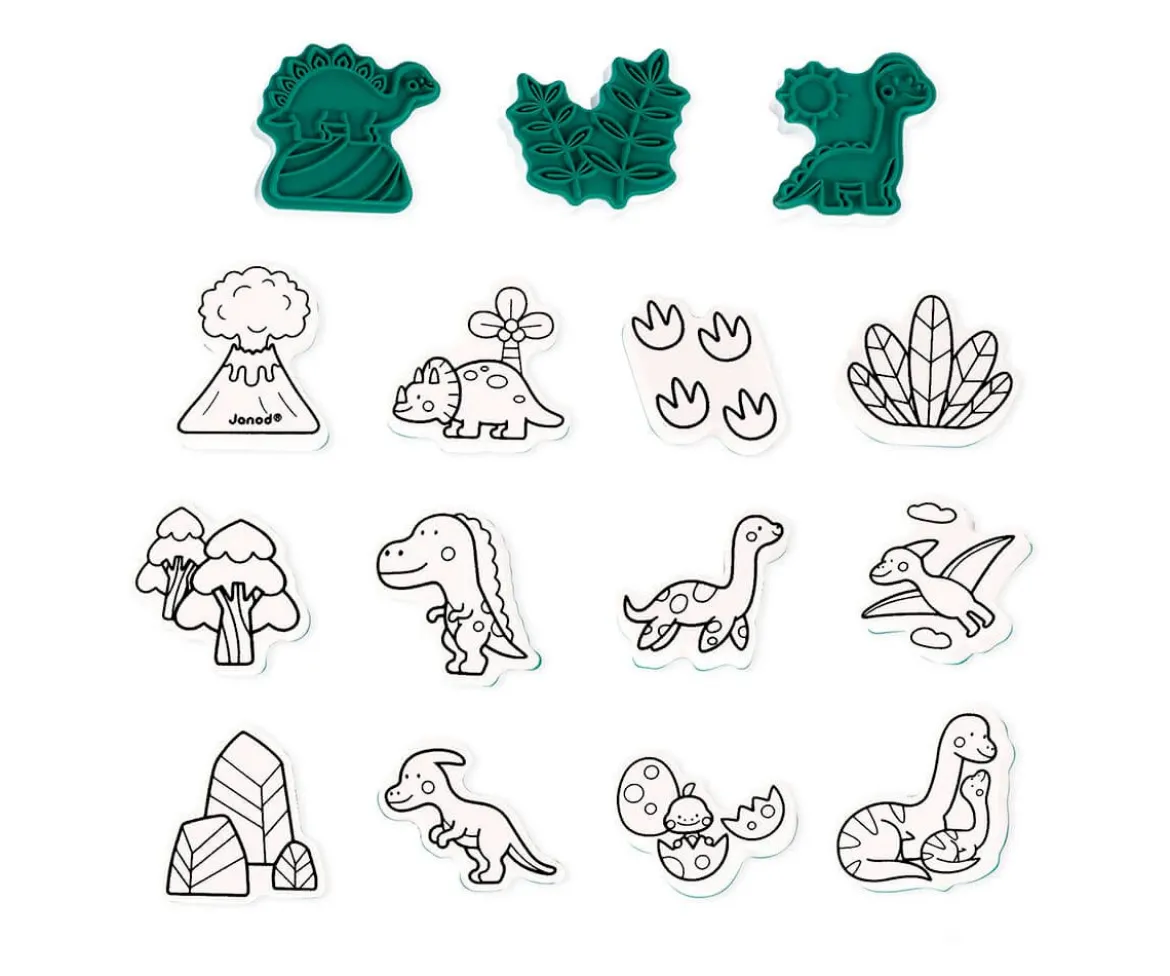 15 Sellos Dinosaurios