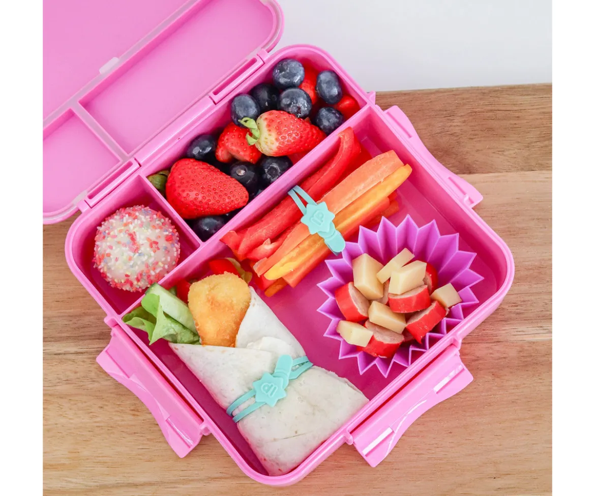 3 Separadores Jumbo para Caja de Almuerzo Pink