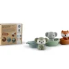 Set 3 barcos y 3 Animales Marioneta Dedos Jungle