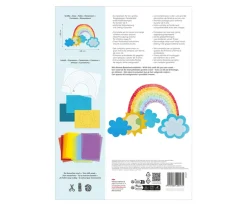 Set Creativo Aprender a Pegar Imagen para Ventanas Arco Iris