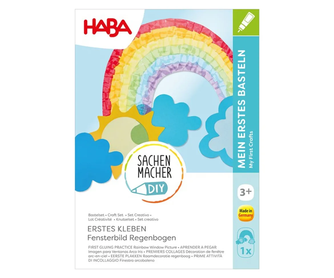 Set Creativo Aprender a Pegar Imagen para Ventanas Arco Iris
