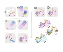Set Creativo Aprender a Plegar Unicornios Voladores