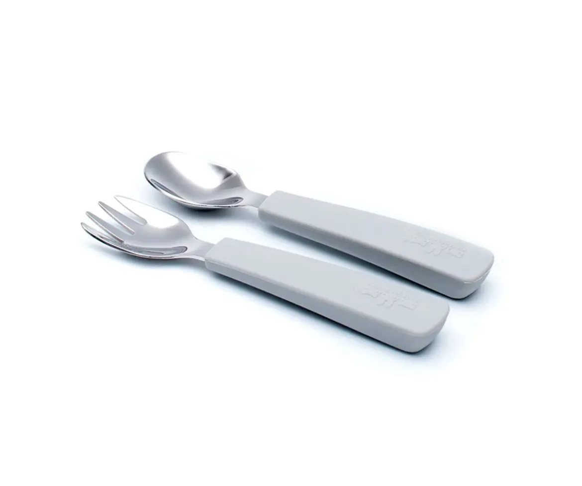Set 2 Cubiertos Feedie Gris