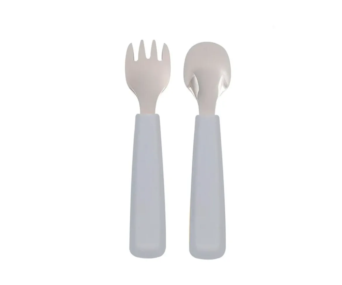 Set 2 Cubiertos Feedie Gris