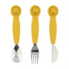 Set 3 Cubiertos Silicona Mr. Lion