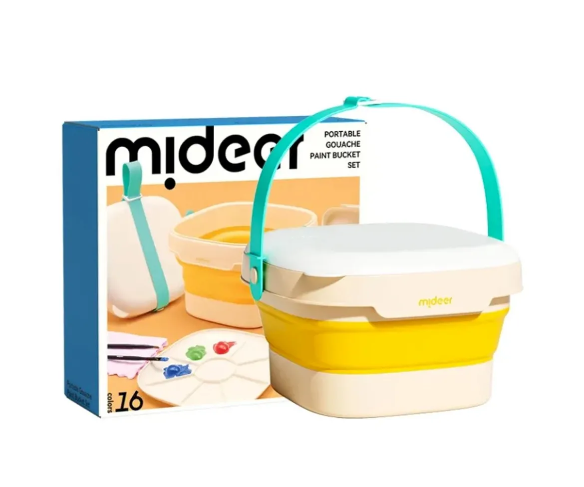 Set Cubo Portátil con 16 Colores Para Pintar