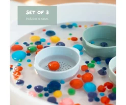 Set Cuencos Encajables Sensoriales Coral