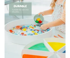 Set Cuencos Encajables Sensoriales Coral