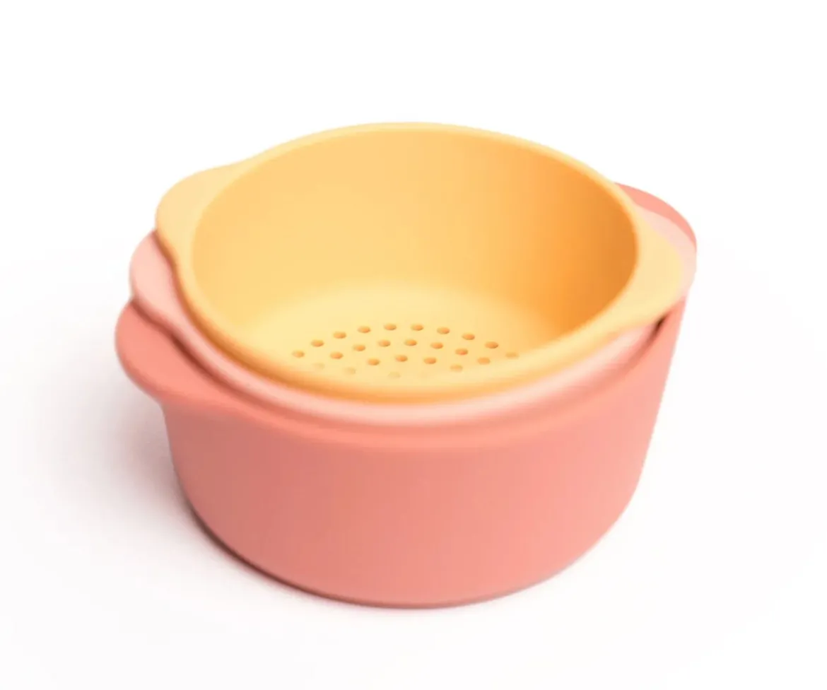 Set Cuencos Encajables Sensoriales Coral