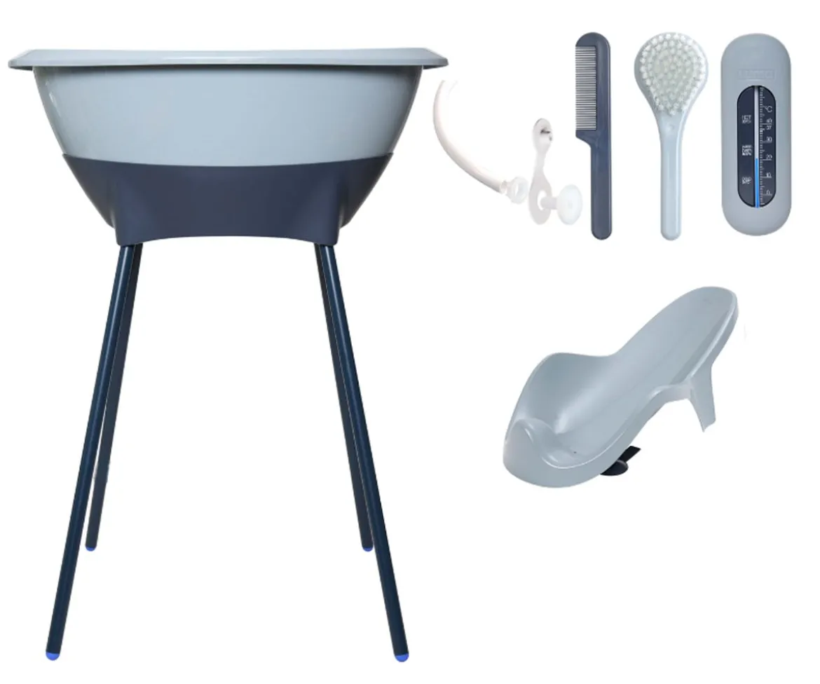 Set de Bañera y Asiento Luma Iron Blue