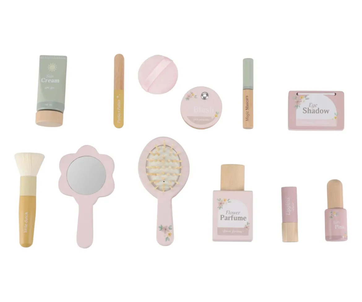 Set de Belleza de Madera Flores