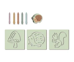 Set de Ceras para Pintar en el Baño Forest Friends