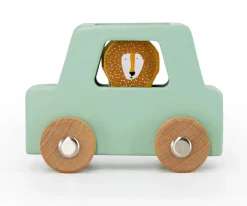 Set de Coches Madera Animales