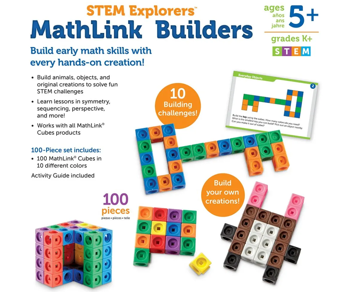 Set de Construcción de Cubos Mathlink 100 Piezas