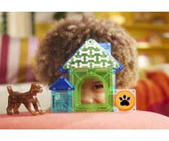 Set de Construcción Magna-Tiles Dog House 13 piezas