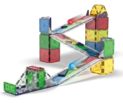 Set de Construcción Magna-Tiles Rail Racers Deluxe 90 piezas
