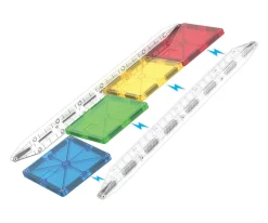 Set de Construcción Magna-Tiles Rail Racers 33 piezas