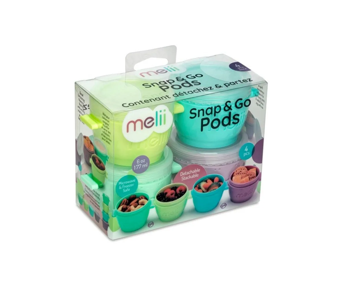 Set de 4 Contenedores para Alimentos 177 ml