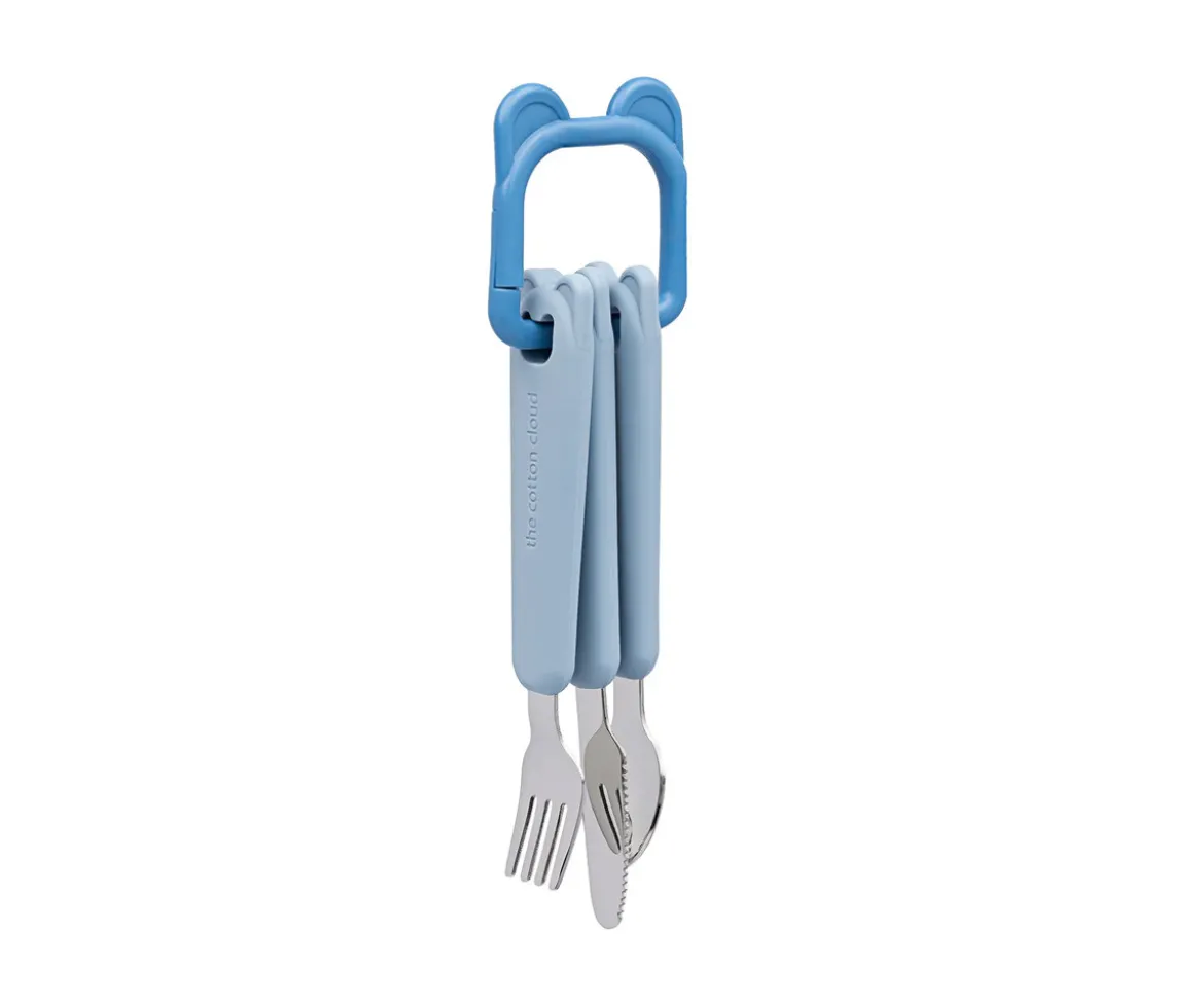 Set de Cubiertos con Aro Cobalt