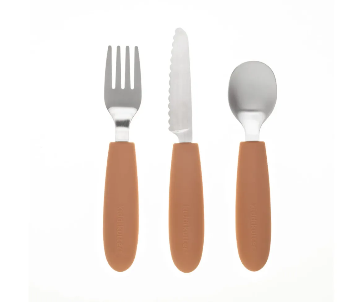 Set de Cubiertos Kiddikutter Peach Fuzz