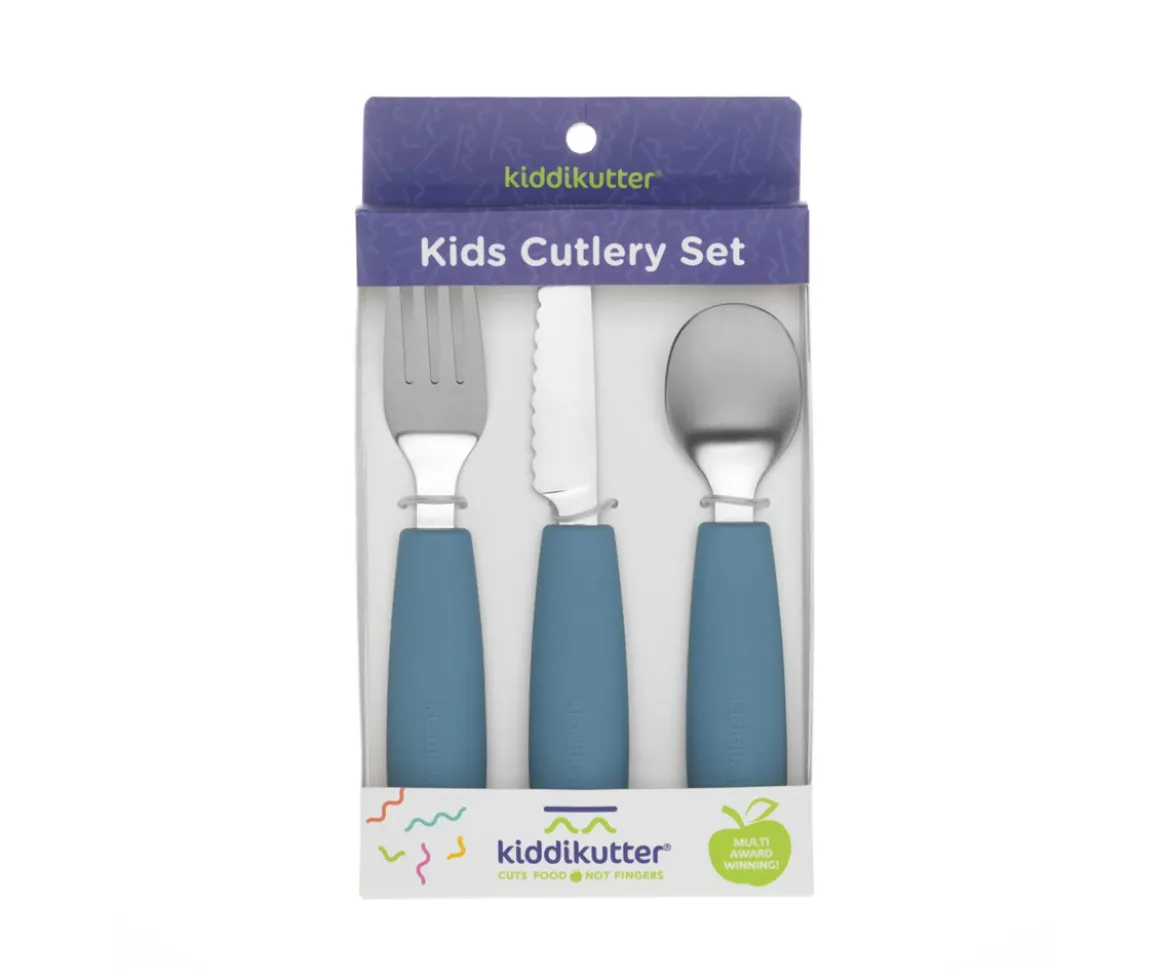 Set de Cubiertos Kiddikutter Sky Blue