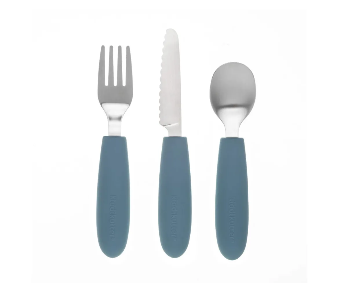 Set de Cubiertos Kiddikutter Sky Blue