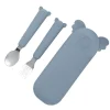 Set de Cubiertos Koala Zoe Storm Grey