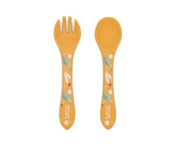 Set de Cuchara y Tenedor de Silicona León
