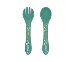 Set de Cuchara y Tenedor de Silicona Zorro
