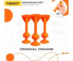 Set de 3 Dardos de Silicona con Ventosa Orange