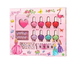Set de Esmaltes y Accesorios de Uñas Princesas