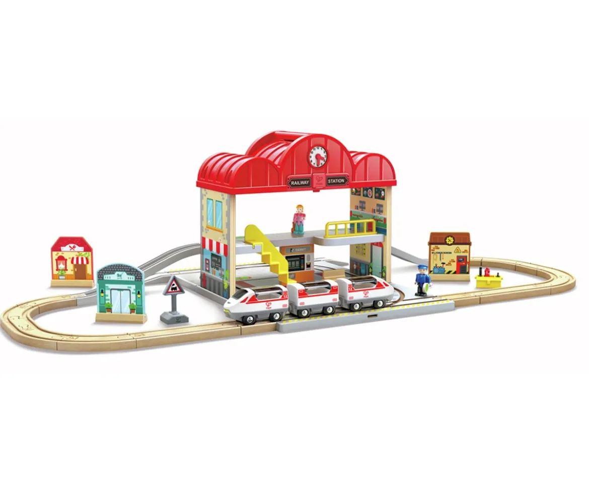 Set de Estación de Tren Portátil 40 Piezas